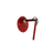 Calamaio Wall Lamp wall / ceiling lamps Oluce Scarlet Red 