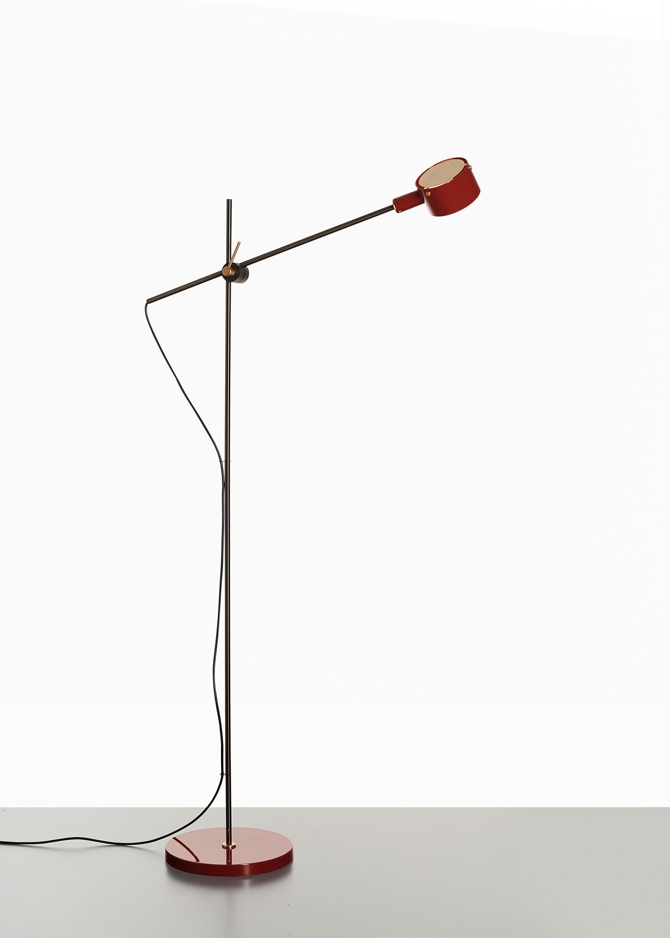 G.O. Floor Lamp Table Lamps Oluce Scarlet Red 