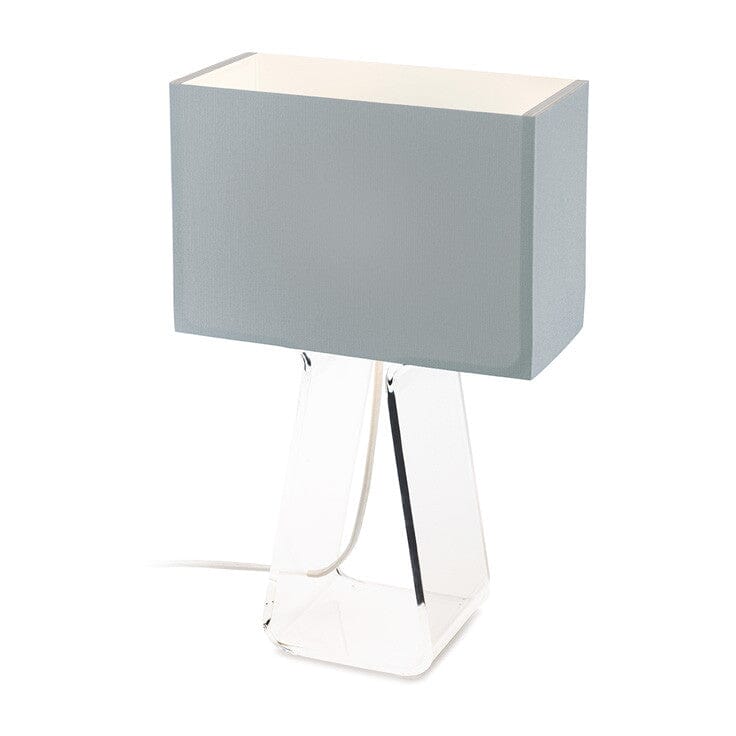 Tube Top Table Lamp Table Lamps Pablo 14" - Silver Shade / Clear Body 