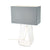 Tube Top Table Lamp Table Lamps Pablo 21" - Silver Shade / Clear Body 