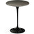Saarinen Side Table - 16" Round side/end table Knoll Black Slate, Natural 