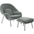 Womb Chair and Ottoman lounge chair Knoll 