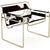 Wassily Chair - Gold lounge chair Knoll Haired Hide Tri-Color 