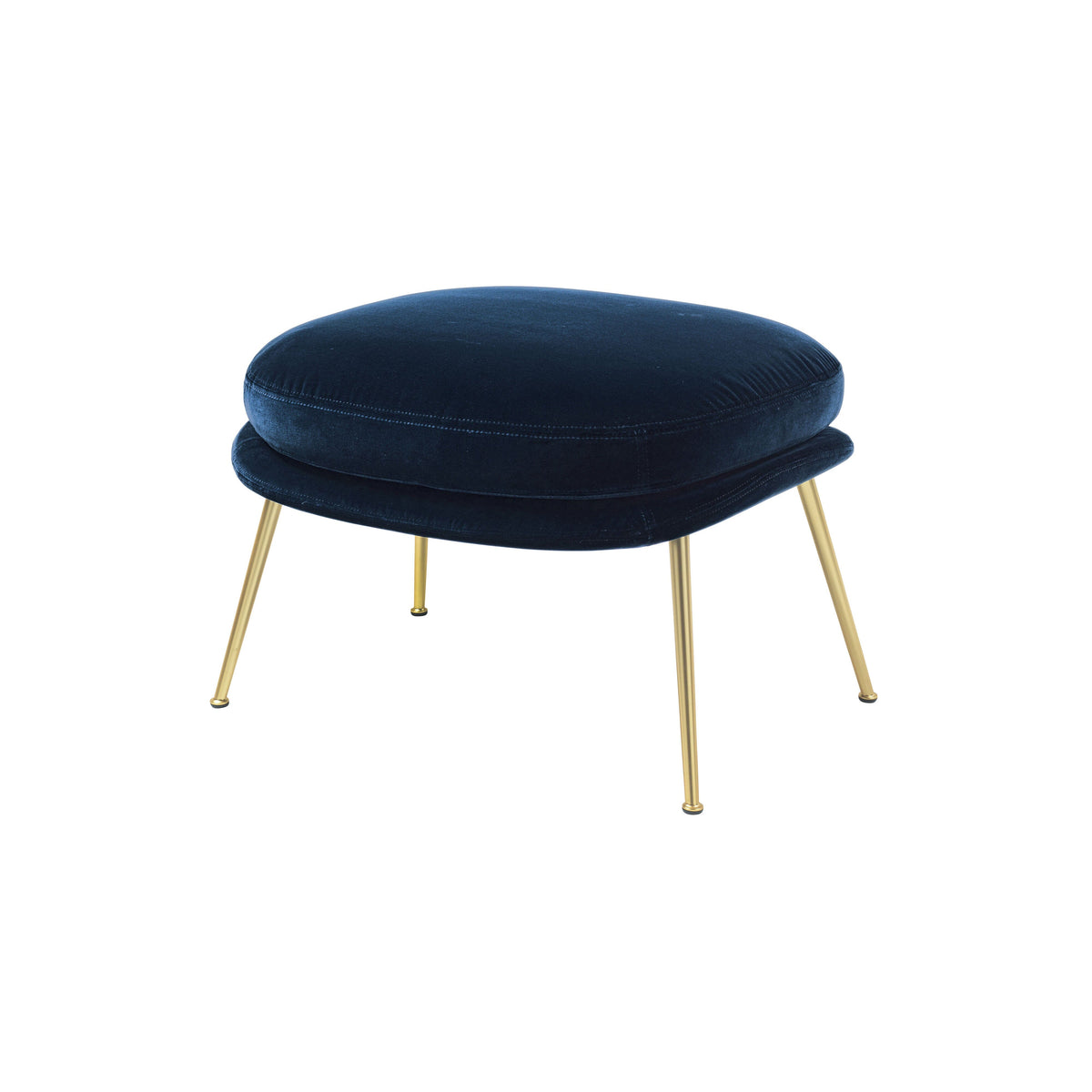 Bat Conic Base Ottoman - Fully Upholstered ottomans Gubi 