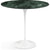 Saarinen Side Table - 22” Oval side/end table Knoll White Verde Alpi marble, Satin finish 