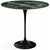 Saarinen Side Table - 22” Oval side/end table Knoll Black Verde Alpi marble, Shiny finish 