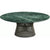 Platner Bronze 42" Coffee Table Coffee Tables Knoll Polished Finish Verdi Alpi Marble Top: Green 