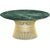 Platner Coffee Table - 36" in Gold Coffee Tables Knoll 18K Gold plated Verde Alpi marble, Polished finish 