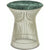 Platner Side Table side/end table Knoll Polished Nickel Verde Alpi marble, Shiny finish 