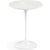 Saarinen Side Table - 16" Round side/end table Knoll White Vetro Bianco 