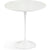 Saarinen Side Table - 20” Round side/end table Knoll White Vetro Bianco 