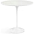Saarinen Side Table - 22” Oval side/end table Knoll White Vetro Bianco 