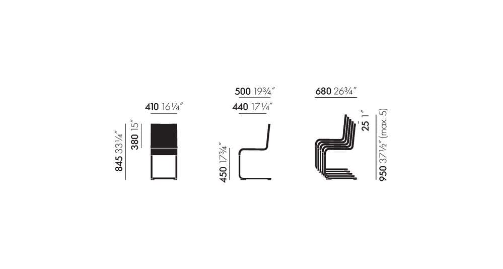 .05 Chair Side/Dining Vitra 