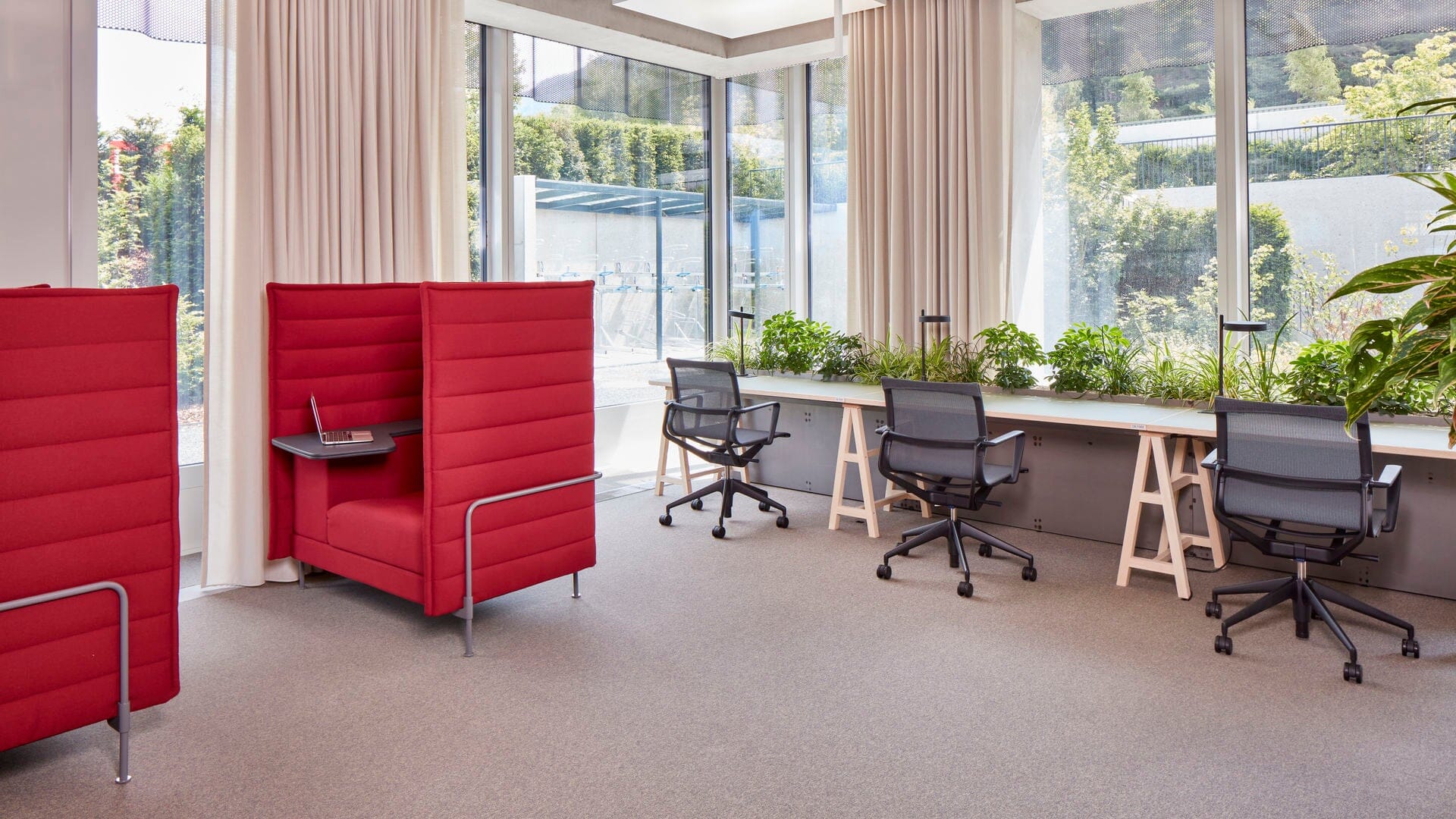 Alcove Highback Work Sofa Vitra 
