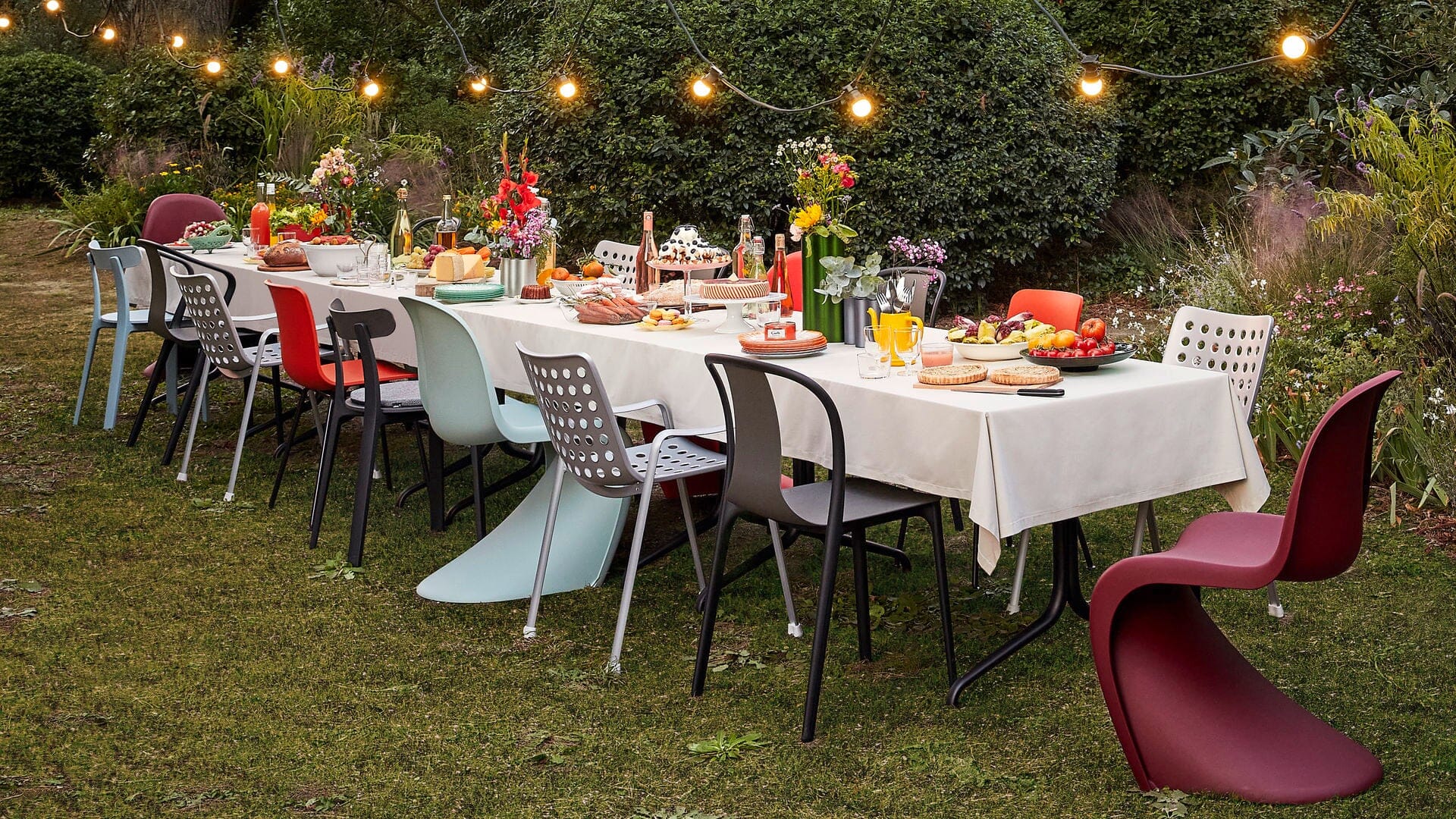 Belleville Side Chair Plastic Outdoors Vitra 