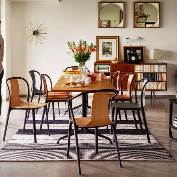 Belleville Side Chair Wood Side/Dining Vitra 