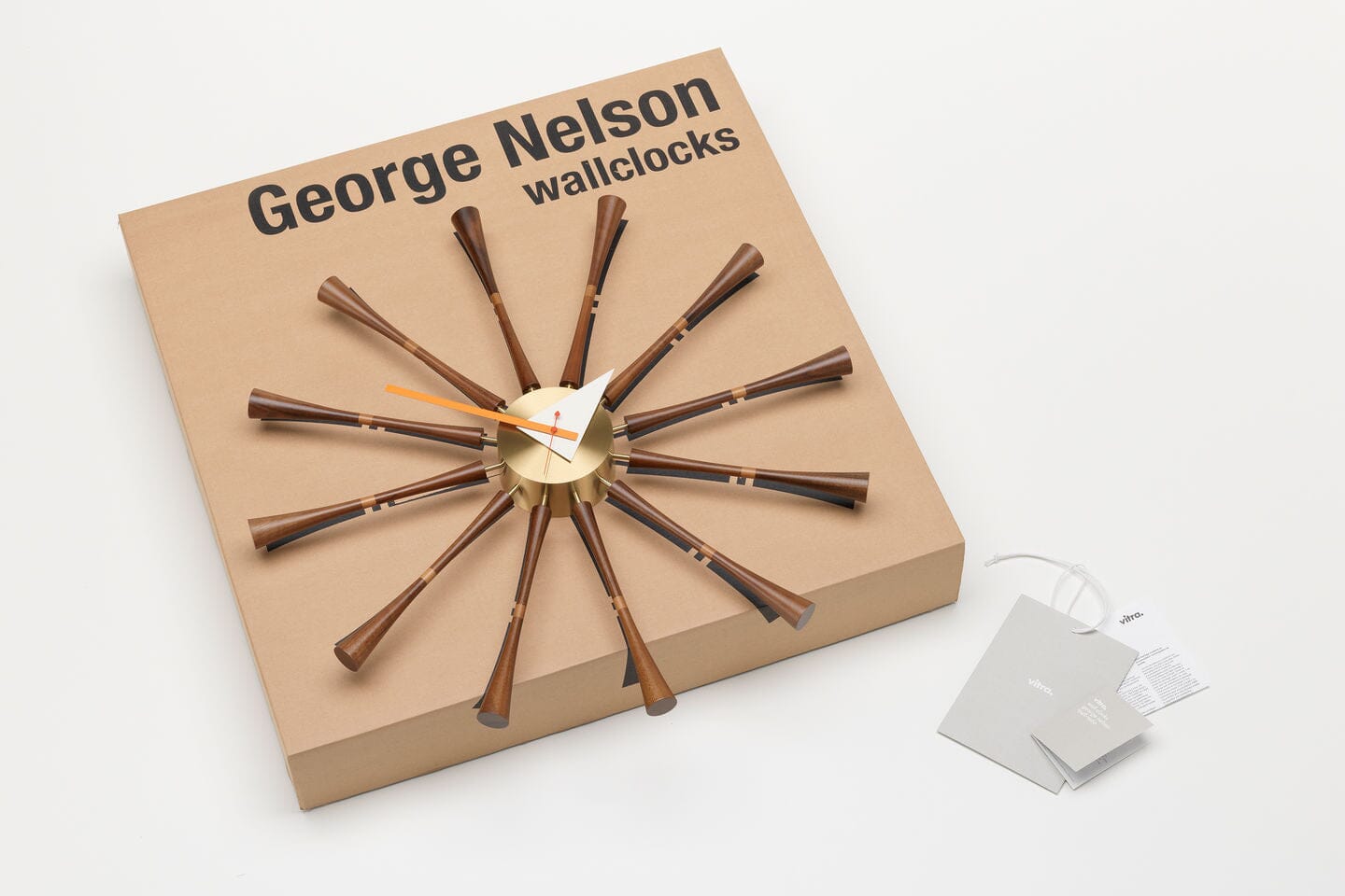 George Nelson Spindle Clock Clocks Vitra 