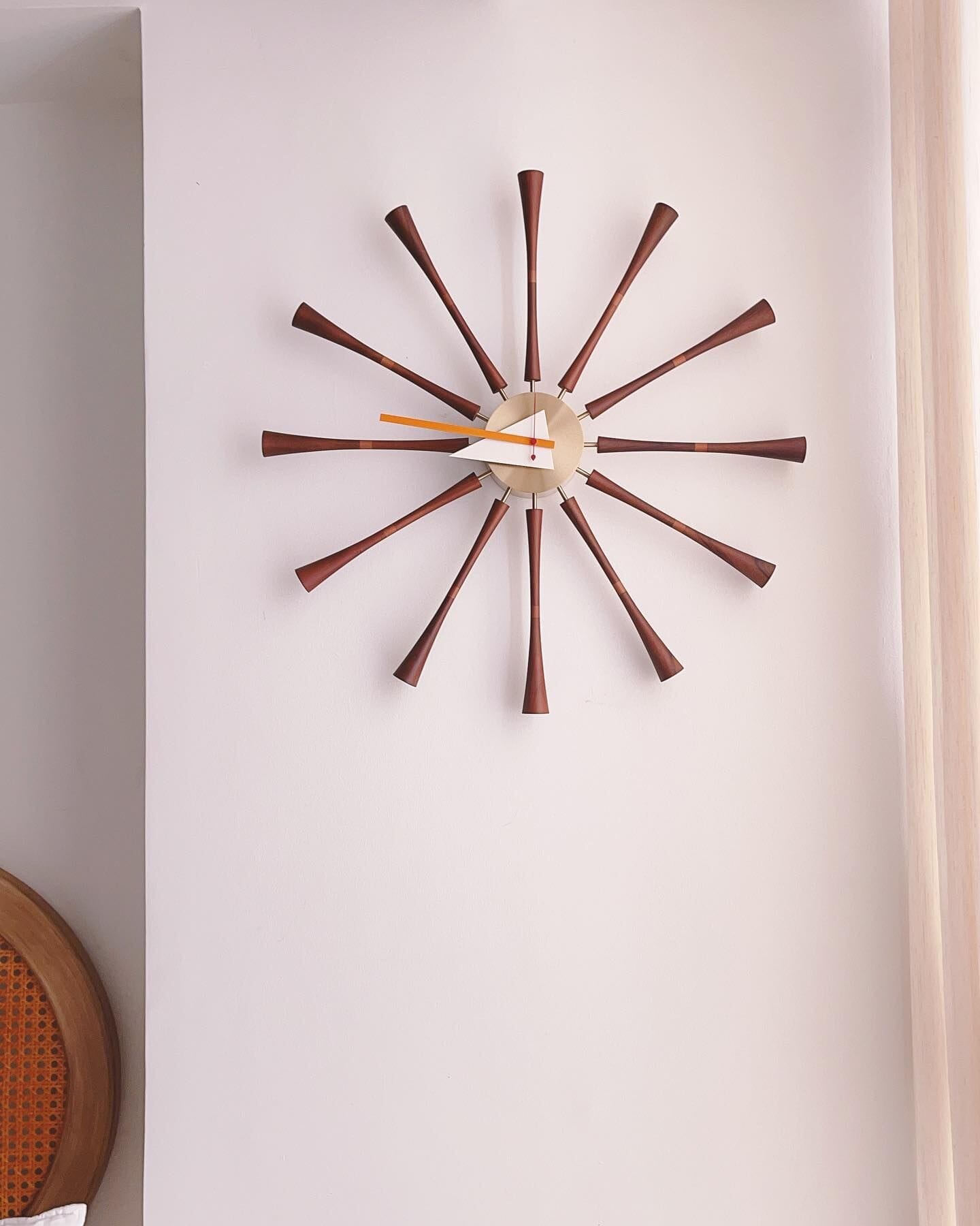 George Nelson Spindle Clock Clocks Vitra 