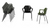 HAL RE Armchair Tube Stackable Side/Dining Vitra 