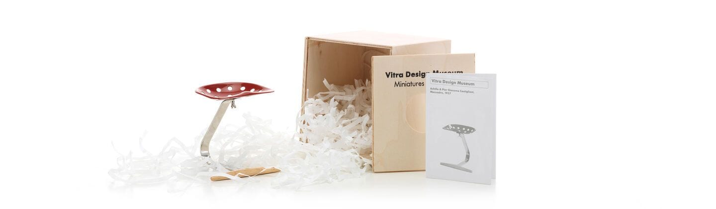 Miniature Castiglioni Mezzadro by Vitra Art Vitra 