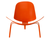 Miniature Wegner 3 Legged Chair Art Vitra 