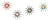 Nelson Sunburst Clock Multi-Color Clocks Vitra 
