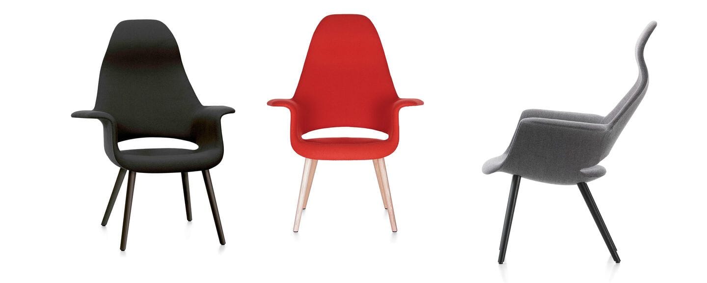 Organic High Back Chair Side/Dining Vitra 
