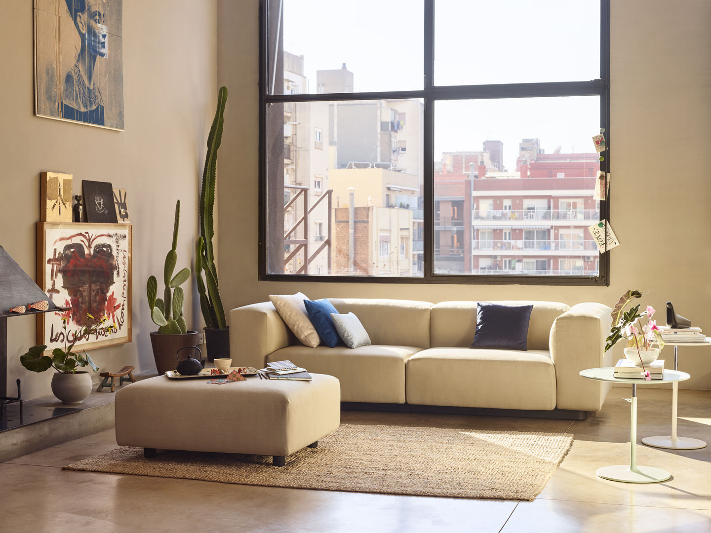 Soft Modular Sofa Ottoman
