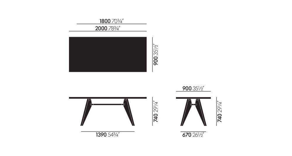 Table S.A.M. Bois