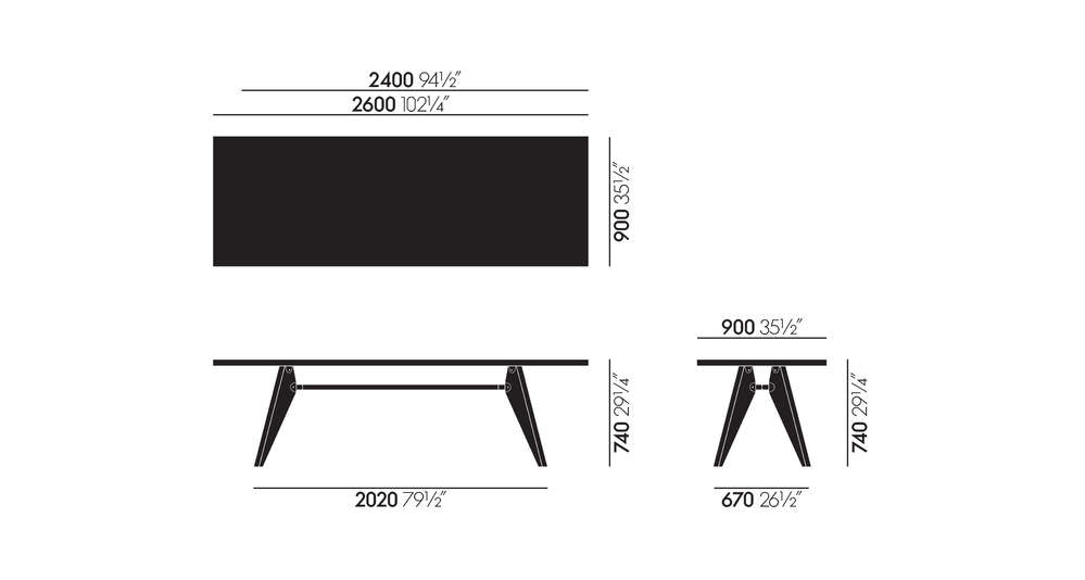 Table S.A.M. Bois