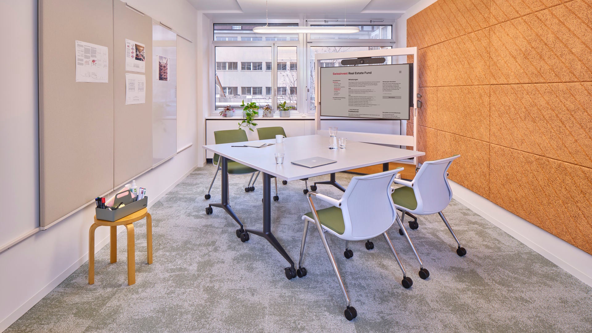 Unix Office Chair - Four Legged Base