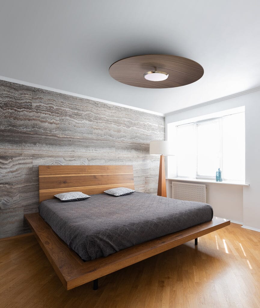 Sky Dome Flush Wood Ceiling/Wall Lamp wall / ceiling lamps Pablo 
