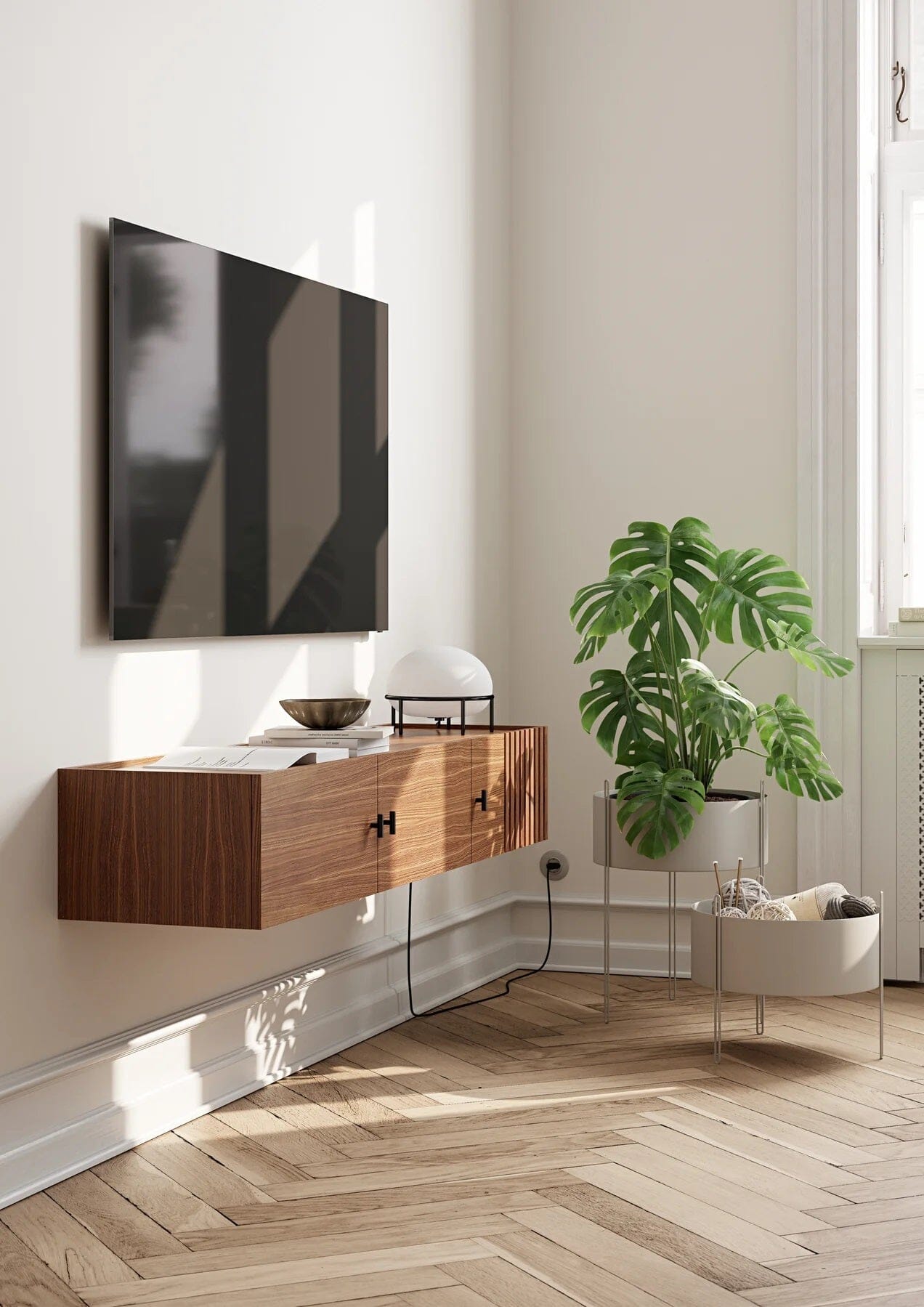 Array Wall Mounted Sideboard storage Woud 