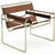 Wassily Chair - Gold lounge chair Knoll Belting Leather Warm Beige 