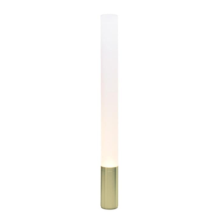 Elise Floor Lamp Floor Lamps Pablo 48" Frosted white shade / Brass Base 