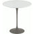 Saarinen Side Table - 20” Round side/end table Knoll Grey White laminate, Satin finish 