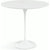 Saarinen Side Table - 22” Oval side/end table Knoll White White laminate, Satin finish 