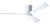Cirrus Flush DC Ceiling Fan Ceiling Fans Modern Fan Co Gloss White White Wall Control With 17w LED