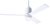 Cirrus DC Ceiling Fan Ceiling Fans Modern Fan Co Gloss White White Wall Control With 17w LED