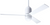Cirrus DC Ceiling Fan Ceiling Fans Modern Fan Co Gloss White White Wall Control Without Light