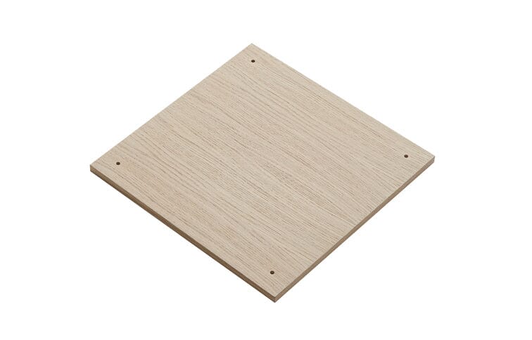 Elevate Shelf A Accessories Woud 1 Piece White Pigmented Oak 