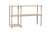 Elevate Shelving System Modular Accessories Woud Configuration 2 White Pigmented Oak 