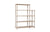 Elevate Shelving System Modular Accessories Woud Configuration 4 White Pigmented Oak 