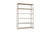 Elevate Shelving System Modular Accessories Woud Configuration 6 White Pigmented Oak 