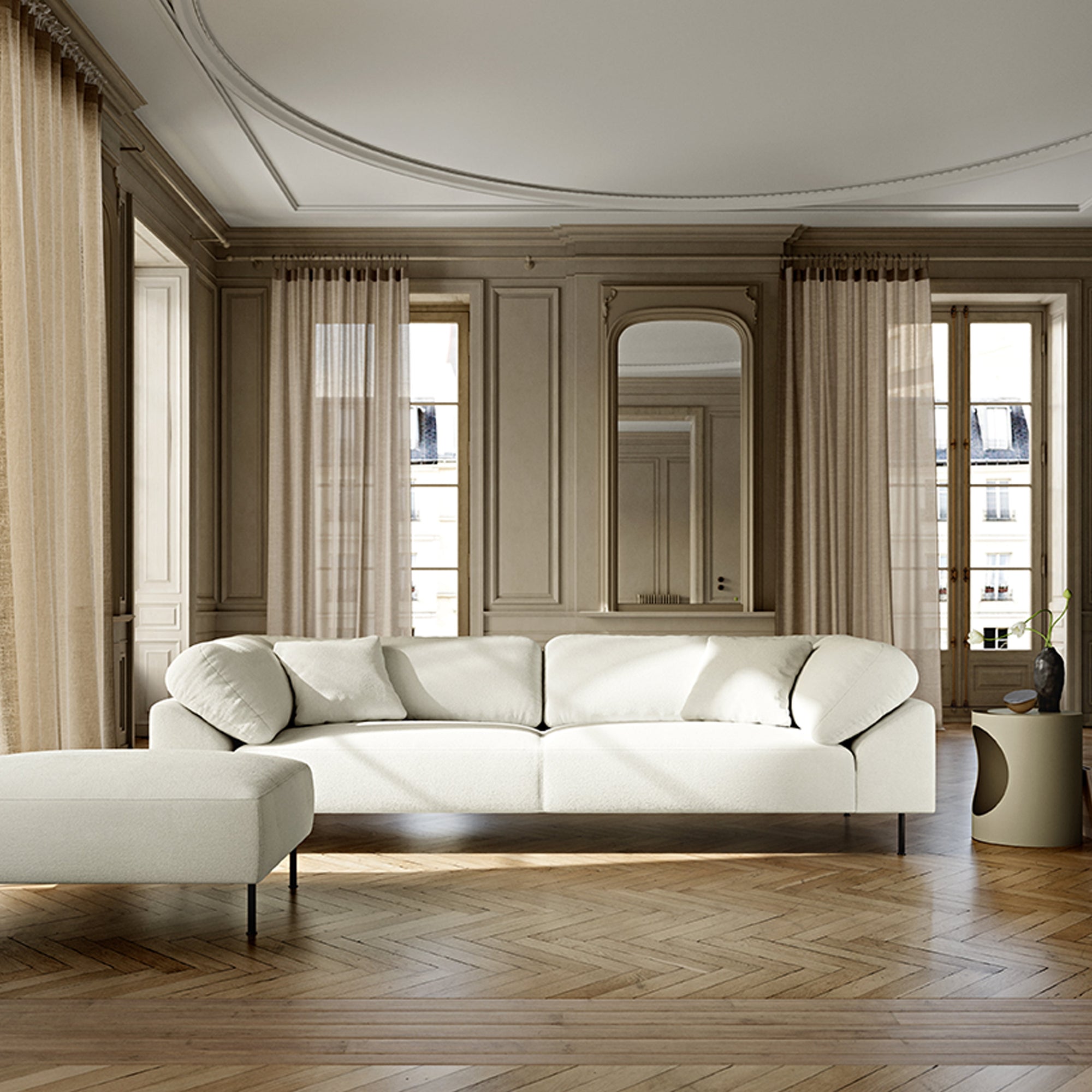 Collar 3 Seater Sofa Sofas Woud 