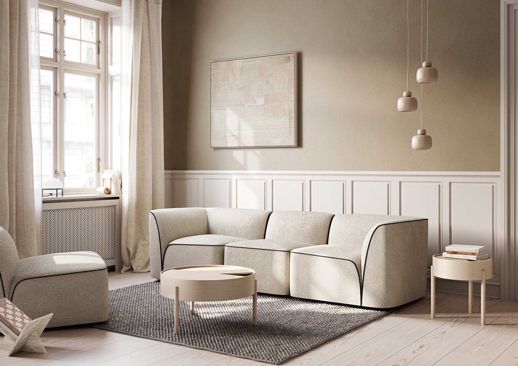 Flora Modular 2.5 Seater Sofa