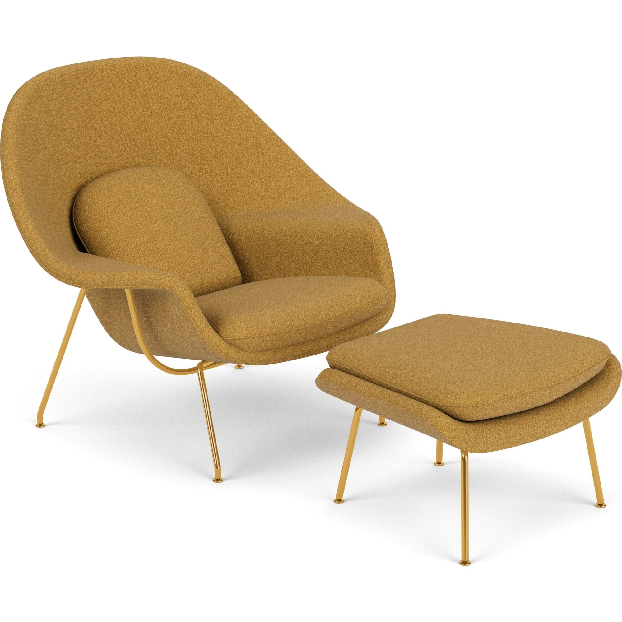 Womb Chair and Ottoman lounge chair Knoll 