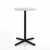 Emeco 2 Inch X Base Counter Table - Round bar seating Emeco 24" / 60cm Black Powder Coated White Laminate Plywood