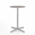 Emeco 2 Inch X Base Counter Table - Round bar seating Emeco 24" / 60cm Silver Powder Coated Grey Laminate Plywood