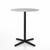 Emeco 2 Inch X Base Counter Table - Round bar seating Emeco 30" / 76cm Black Powder Coated Hand Brushed Aluminum